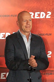 Bruce Willis bei der Münchner Pressekonferenz zu R.E.D. 2 am 24.07.2013 im Mandarin Oriental, Munich